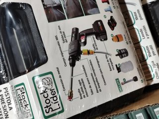 Pistola a presión con batería STOCKLIDER (NUEVA)