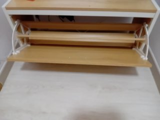 Perchero Zapatero Madera y Metal