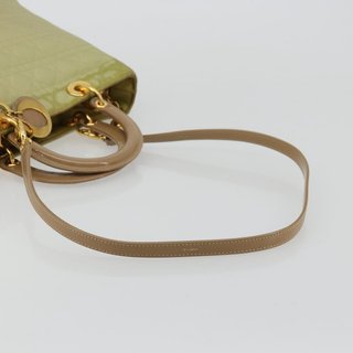 Christian Dior Canage Hand Bag Nylon 2way Green
