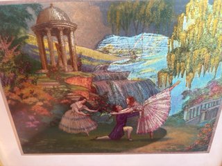 Foglio incorniciato ballet anni '90