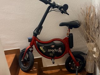 Bicicleta Eléctrica Roja