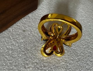 Anello cocktail oro 18k