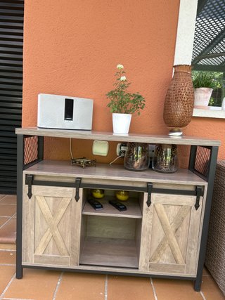 Mueble auxiliar estilo industrial