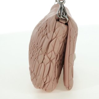 Miu Miu Matelasse Chain Shoulder Bag Leather 2way
