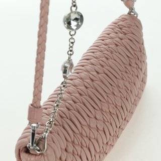 Miu Miu Matelasse Chain Shoulder Bag Leather 2way