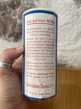Polvos de talco “POLVOS NENS” antiguos