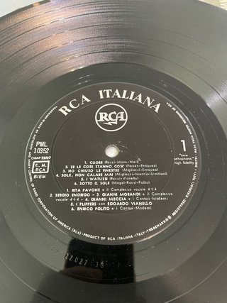 Vinile 33 Giri 1963 L'Estate RCA