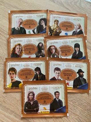 Sobres cromos Harry Potter