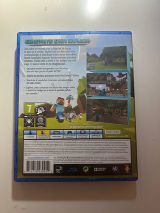 Minecraft PS4 físico impecable. Funciona perfecto.