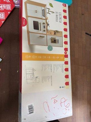 Cocina de madera para niños