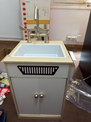 Cocina de madera para niños
