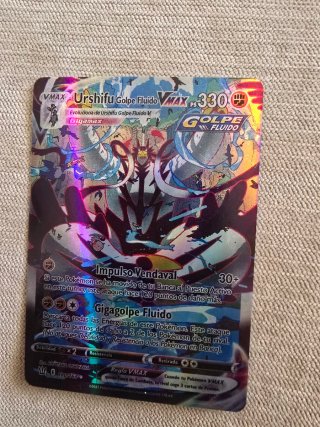 Carta Pokémon Urshifu Golpe Fluido VMAX