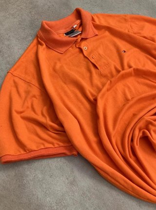 Polo Tommy Hilfiger Vintage Naranja 90s
