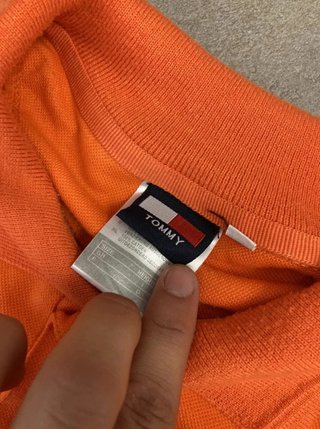Polo Tommy Hilfiger Vintage Naranja 90s