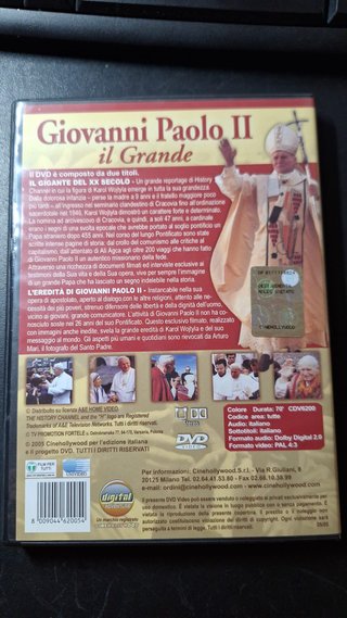 DVD Giovanni Paolo II il Grande