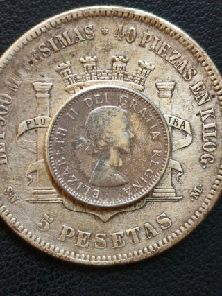 Moneda Plata 10 Céntimos Canadá 1956