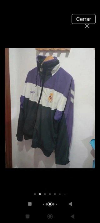 Chándal Real Madrid Hummel Morado/Blanco/Negro