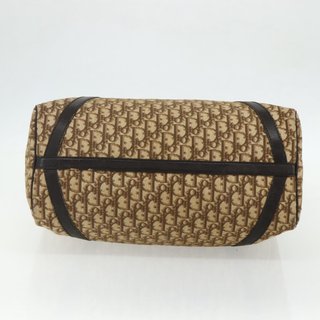Christian Dior Trotter Canvas Boston Bag Beige