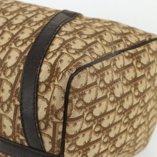 Christian Dior Trotter Canvas Boston Bag Beige