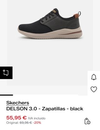Zapatillas Skechers  ultra ligera / Talla 42 Negra