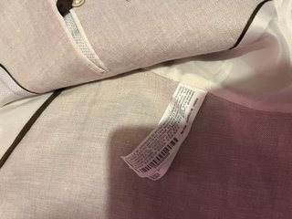 Giacca Zara Uomo Lino Beige/46 italiana