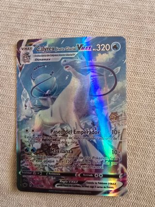 Carta Pokémon Calyrex Jinete Glacial VMAX