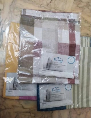 Set 2 federe cuscini letto in cotone nuove