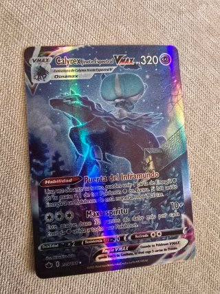 Carta Pokémon VMAX Calyrex Jinete Espectral