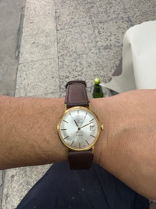 Reloj Rotary Automático Vintage Dorado