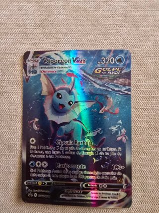 Carta Pokémon Vaporeon VMAX SWSH182