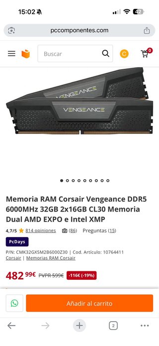 PACK CPU RAM PLACA TORRE PSU