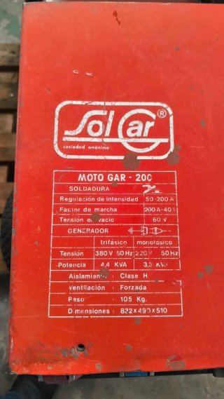 Moto Soldadura Motocar 200