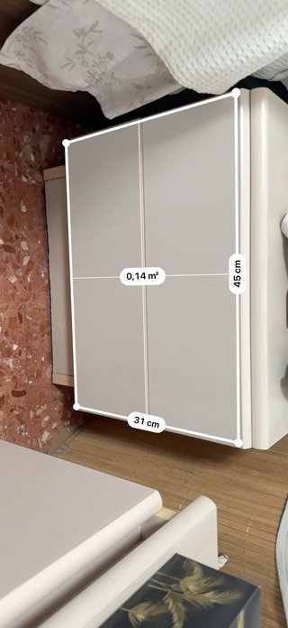 Mesitas de noche beige (pack de 2)