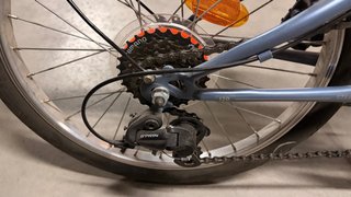 Bicicleta Plegable Decathlon Azul