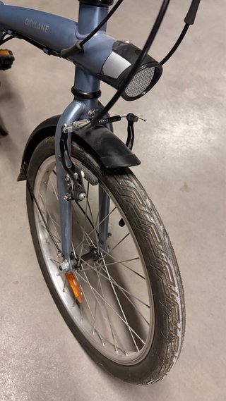Bicicleta Plegable Decathlon Azul