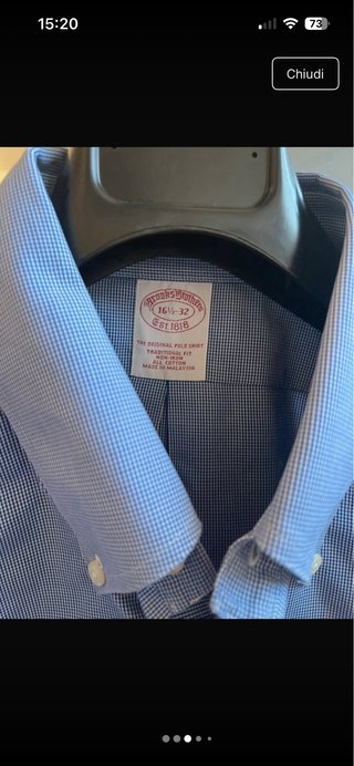 2 Camicie Brooks Brothers Azzurre XL