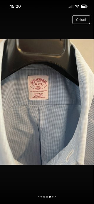 2 Camicie Brooks Brothers Azzurre XL