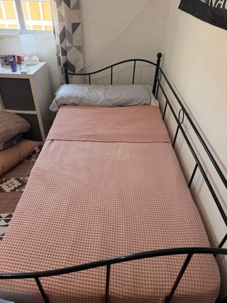 Diván Cama Metal negra