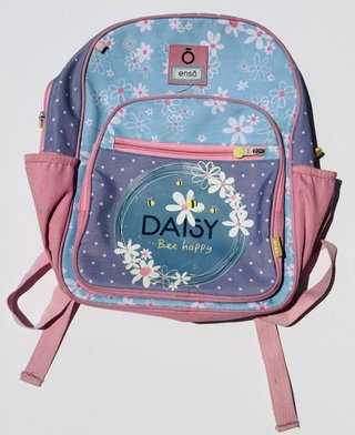 Mochila escolar Enso Daisy flores y abejas