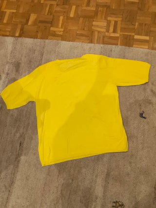 Jersey mujer manga corta amarillo L