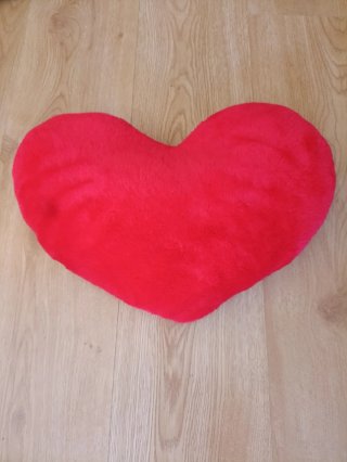 Cojín Corazón Rojo Suave