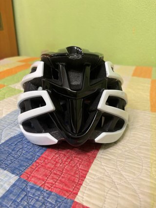 Casco bicicleta carretera HEBO negro/blanco