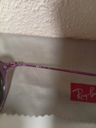 Gafas de Sol Ray-Ban Infantiles Moradas y Doradas