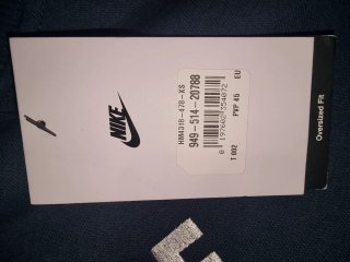Sudadera Nike Oversize Azul Talla Única