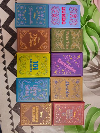Lote 10 mini libros disney salvat