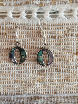 Pendientes artesanales Alpaca y Ávalon