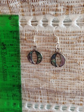 Pendientes artesanales Alpaca y Ávalon