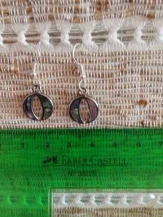 Pendientes artesanales Alpaca y Ávalon