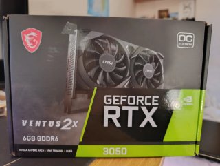 MSI RTX 3050 OC 6GB Tarjeta Gráfica