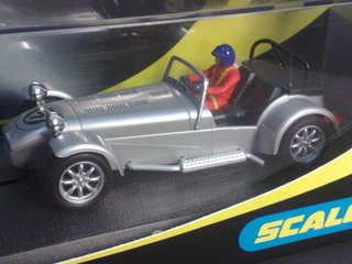 Scalextric Caterham 7 Dorado y Plata limitada 500u